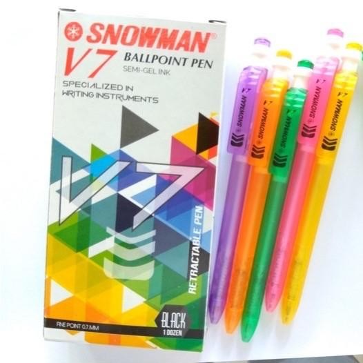 

No.OneBest- [1pack] Pen/ Pulpen Snowman - V7