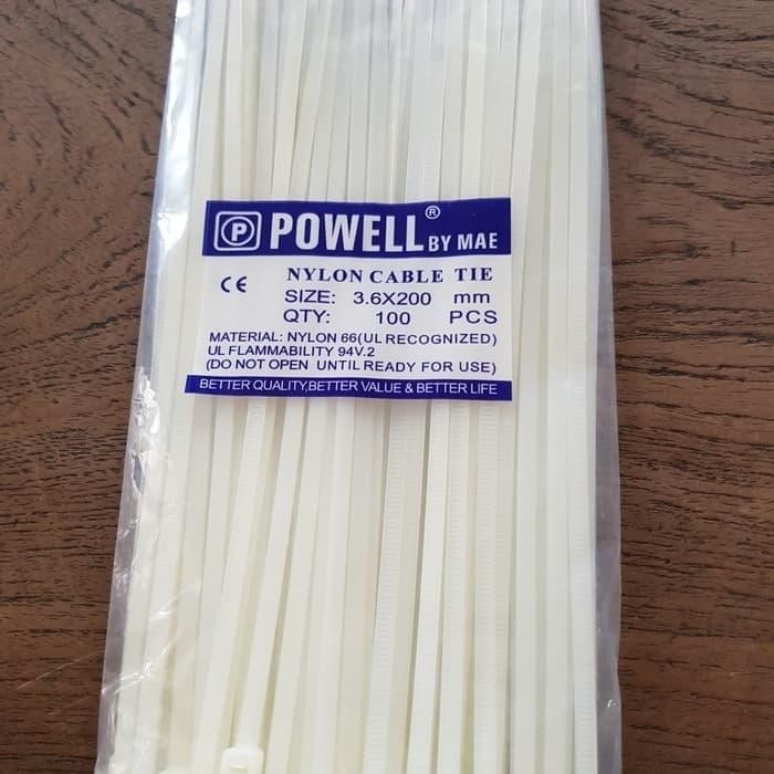 

No.OneBest- kabel ties powell / cable ties 3.6x200 , 20cm isi 100pcs