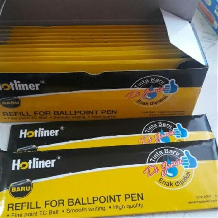 

No.OneBest- Isi Bolpen Bolpoint Ballpoint Hotliner Hitam Biru Merah