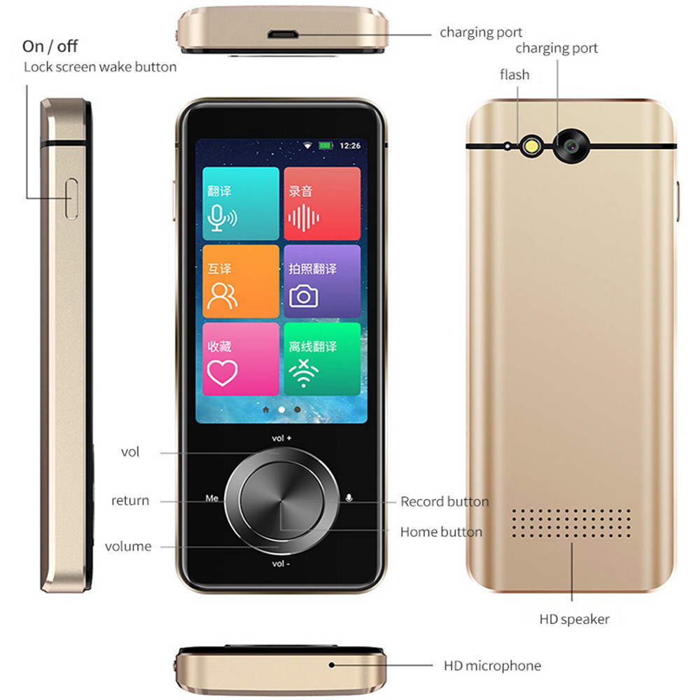 Newest M9 Instant Voice Translator Portable Language Translator In Real-Time Smart Translator