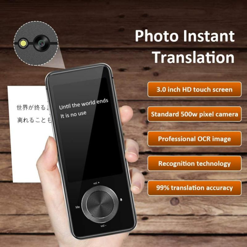 M9/M8 Language Translator Device 107 National Languages Intelligent Translator Real-Time Voice