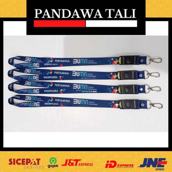 

No.OneBest- Lanyard BUMN Pertamina / Lanyard Custom Printing Pandawa Tali Surabaya