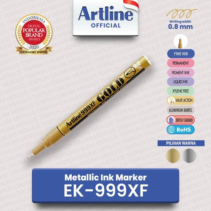 

No.OneBest- ARTLINE Spidol Metalic Ink Marker EK-999XF