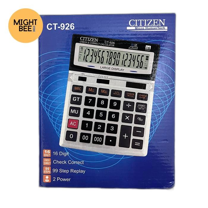 

Kalkulator Citizen Ct926 - Kalkulator Besar - Kalkulator 16 Digit