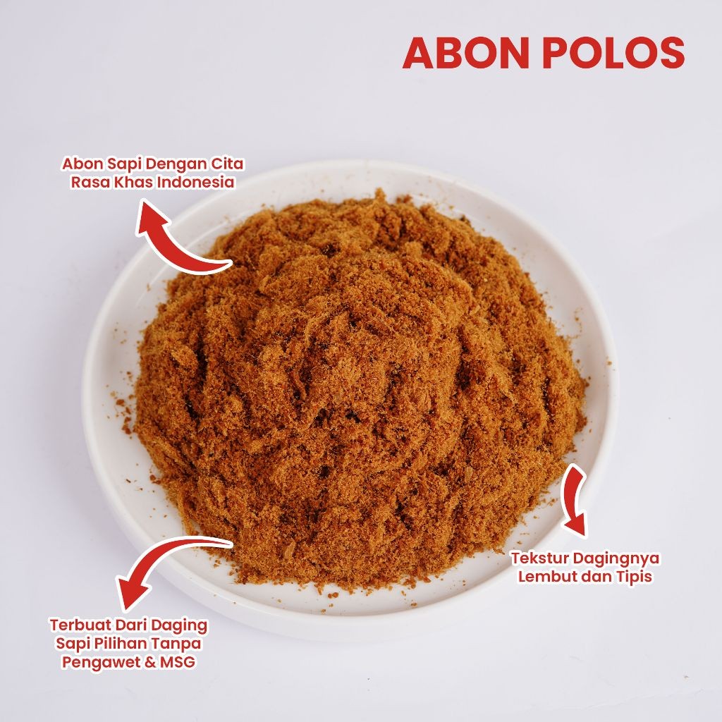 

Cemal Cemil Makyus Abon Sapi Polos Premium Lezat Dan Siap Saji Kemasan 350Gr