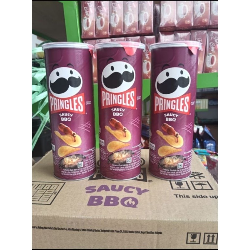 

Cemal Cemil Makyus Pringles 107Gr Rasa Saucy Bbq