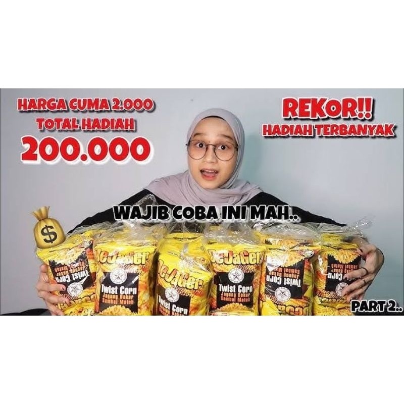 

Cemal Cemil Makyus Ciki Dejager Berhadiah Uang Tunai - Ciki Berhadiah Uang - Snack Dejager Berhadiah