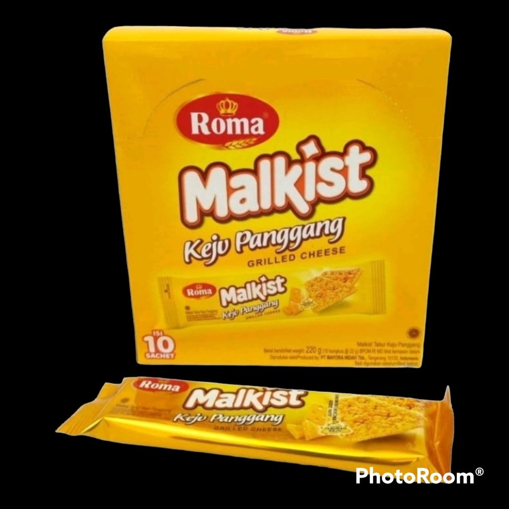 

Cemal Cemil Makyus Roma Malkist Keju Panggang 10 Bks @ 22 G