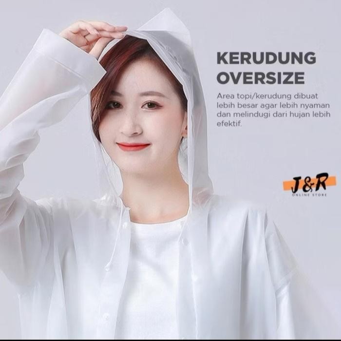 Hot Sale Jas Hujan Eva Korea Raincoat, Jas Hujan Unisex, Jas Hujan Tebal, Jas Hujan Pu1