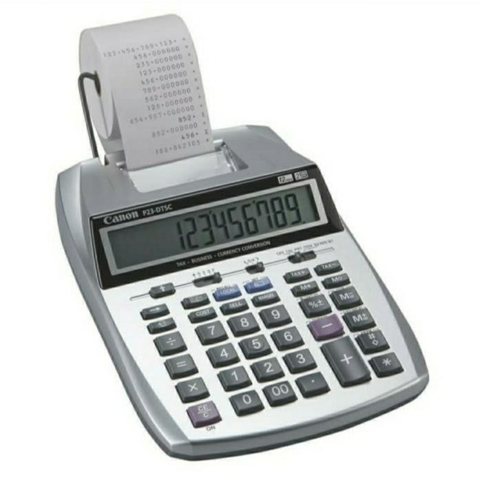 

Kalkulator Print Struk Canon P23 Dtc - Printing Calculator P-23Dtc