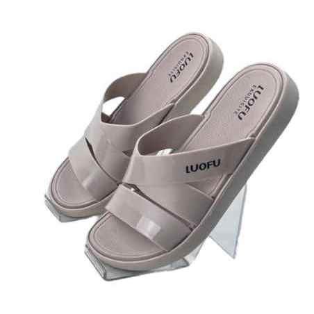 LUOFU E7185-E16BM Sandal Jelly Kokop Silang Glossy