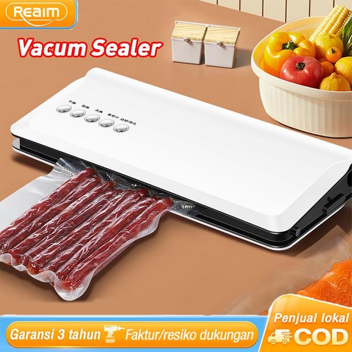 terbaru  reaim vacum sealer makana sealer vacum sealer , fresh pack, mesin vacum plastik sealer