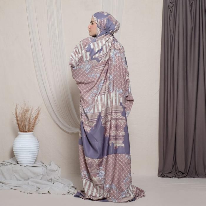 Modra- Mukena dewasa terusan maxmara luxury sutra mewah sultan murah free pouch