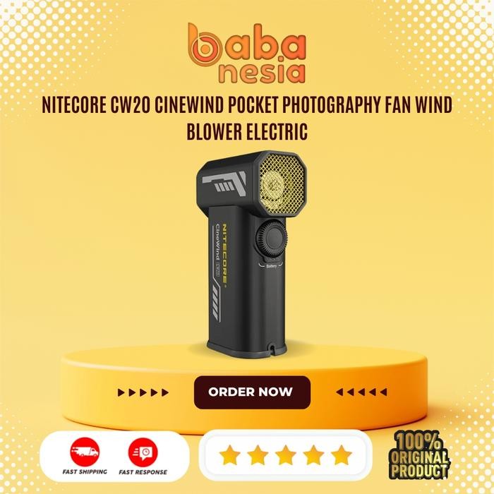 NITECORE CW20 CINEWIND POCKET PHOTOGRAPHY FAN WIND BLOWER ELECTRIC