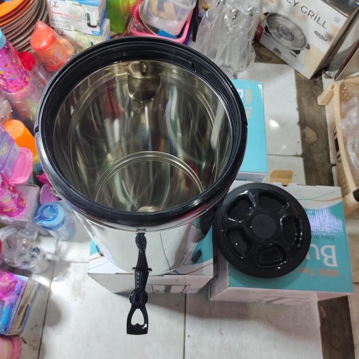 TERMOS AIR/ MILK TEA BUCKET TERMOS DISPENSER 10 LITER STAINLESS
