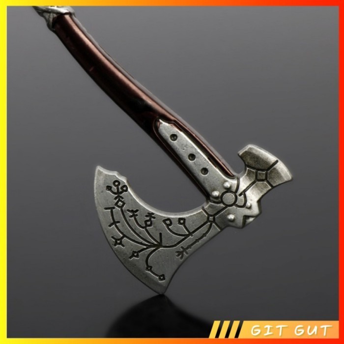 Tukuparty Keychain Gantungan Kunci God Of War Kratos Leviathan Axe