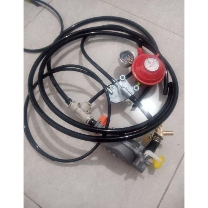 Paket Siap Pakai Konverter Kit Bbg Motor Matic Dan Karbu