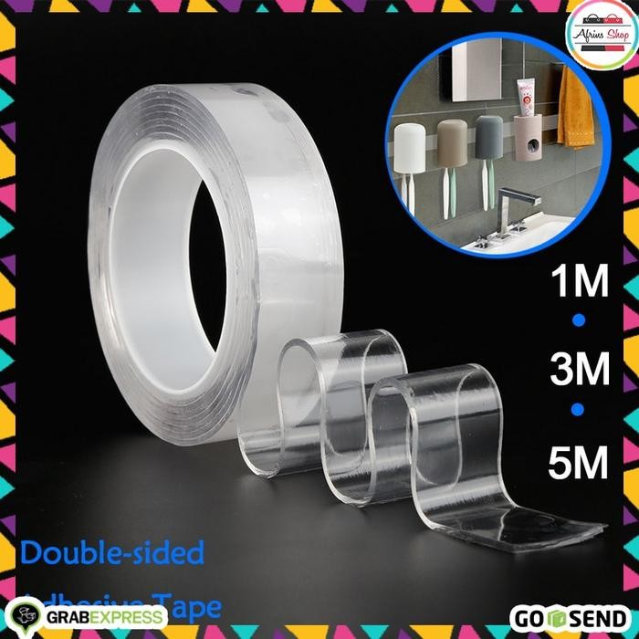 

Double Tape Transparan Perekat Perabotan Rumah Tangga (3 x 0.1 cm)