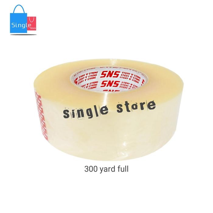 

Lakban 500 Yard 300 Meter X 45 Mm Bening Coklat #Gratisongkir