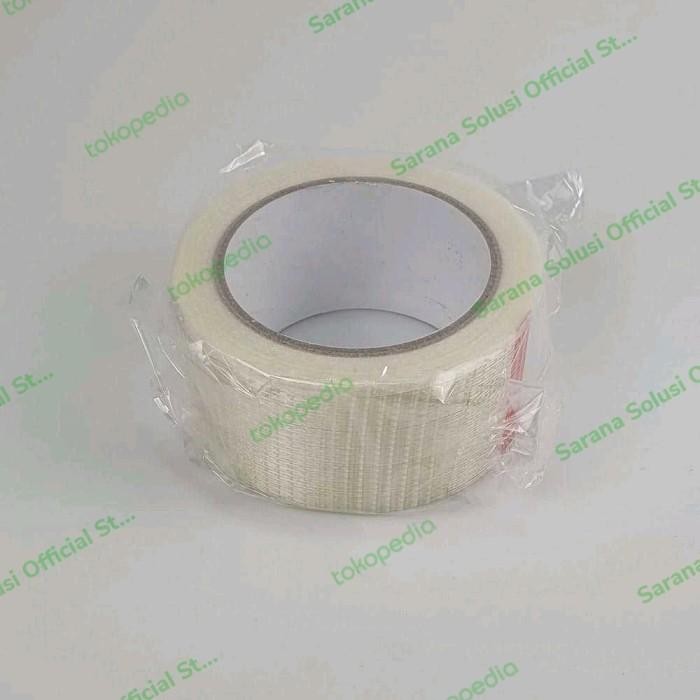 

Lakban Super Kuat Strong Grid Fiber Tape Untuk Packing Berat #Gratisongkir