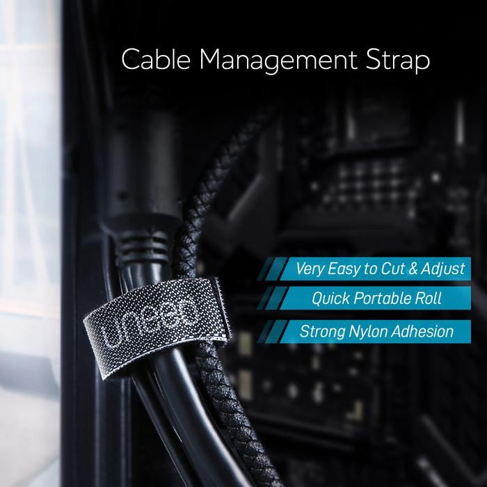 

Uneed Kabel Strap Cable Ties Winder Organizer - Uco102.3 #Gratisongkir