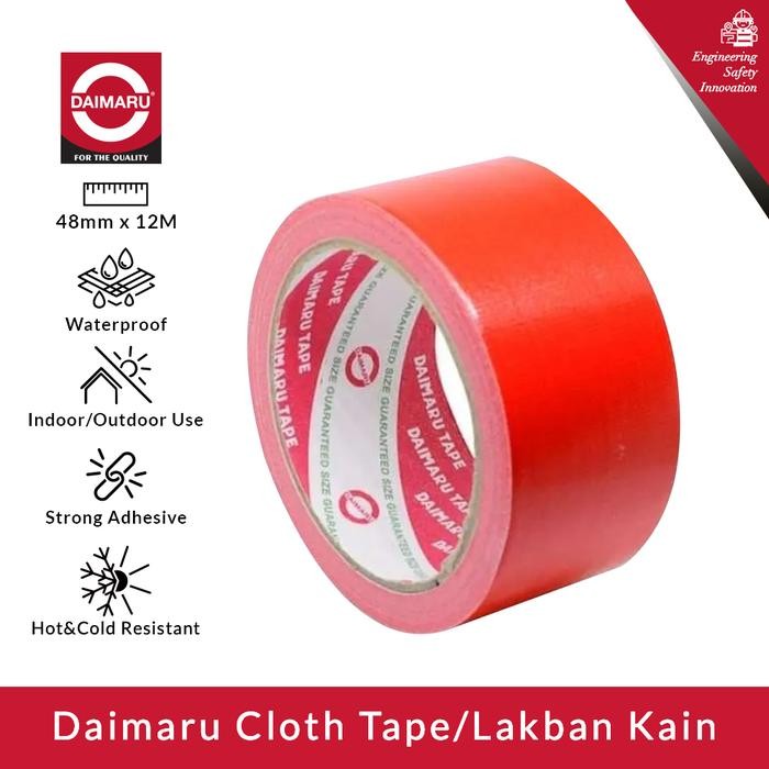 

Daimaru Cloth Tape Merah 48Mm X 12M #Gratisongkir