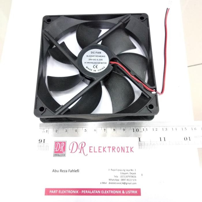 Froze- Cooling Fan Exhaust Fan Kipas Pendingin DC 24v 120x120x25 24 volt DC