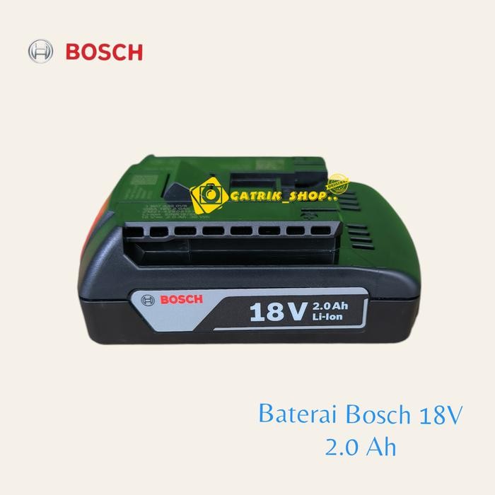 Pixora- Baterai Bosch 18V 2.0ah Baterai Cordless Bosch 18V Batere Bosch (Ori)