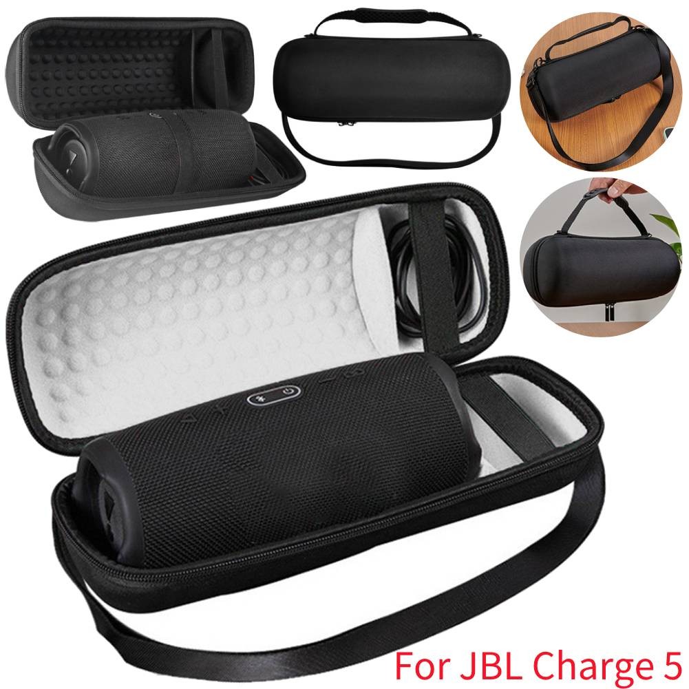 Hard Carrying Case for JBL Charge 5 Wireless Speaker Protective Cover Case Waterproof Portable Stora