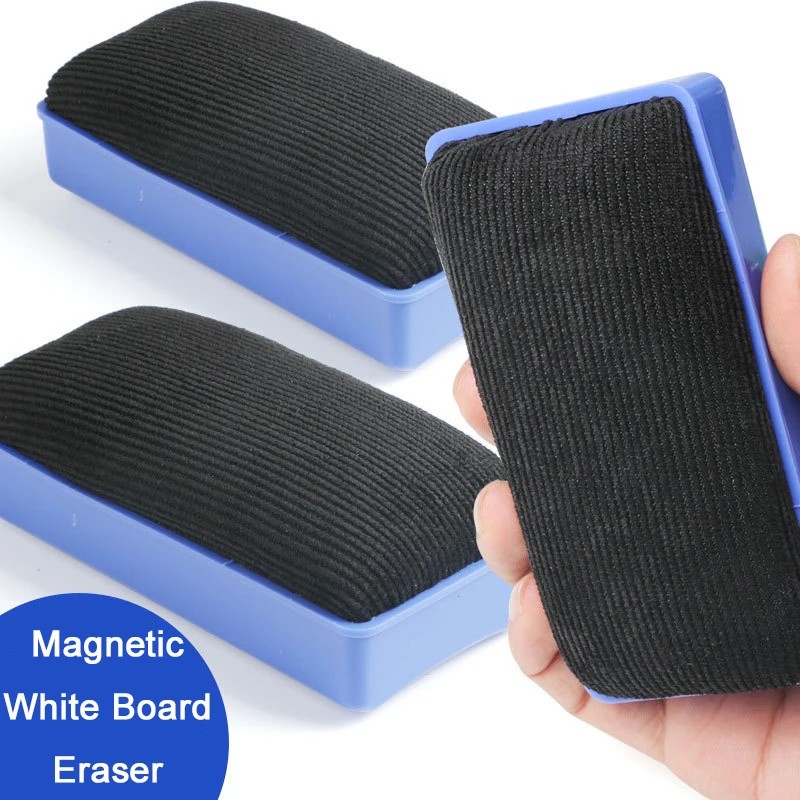 1pc Magnetic White Board Erasers Dry Erase Erasers For White Board Marker White Board Cleaner School