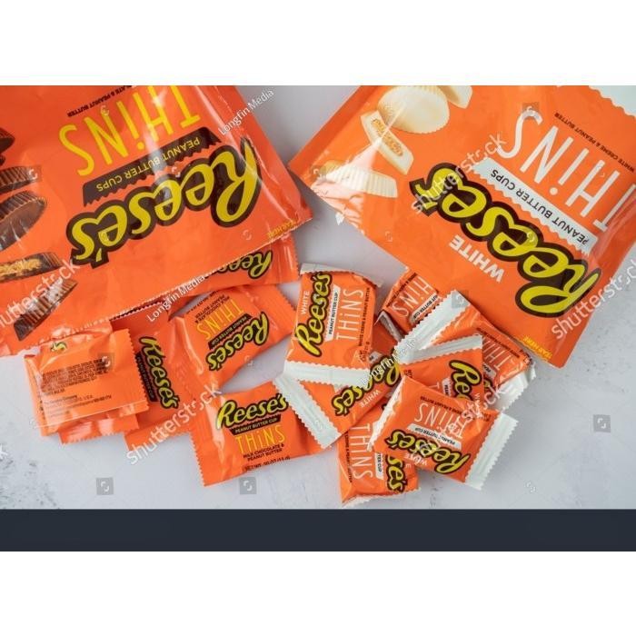 

REESE'S Thins Peanut Butter Cups Chocolate asal USA Amerika