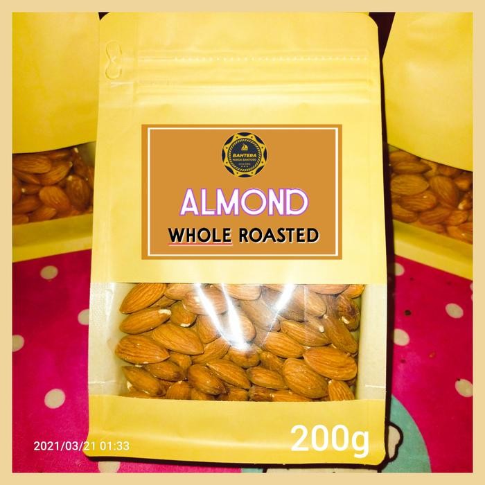 

Almond Roasted Whole Almond - 200g