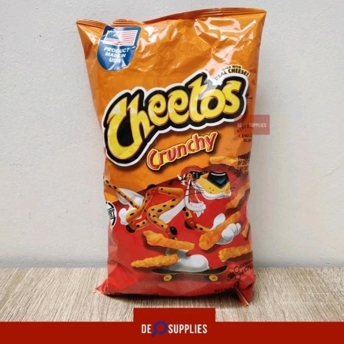 

Cheetos Crunchy Real Cheese 8oz - Snack Cheetoz Cheddar USA 226gr