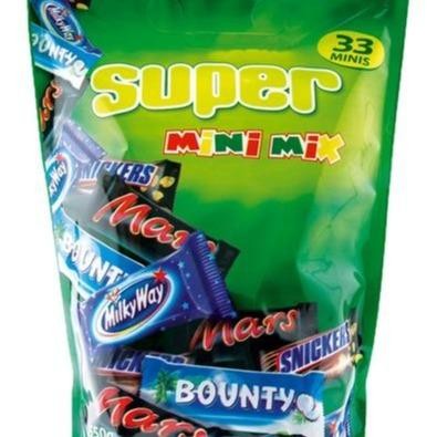 

SUPER MINI MIX POUCH CHOCOLATE 650gr isi 33 pcs