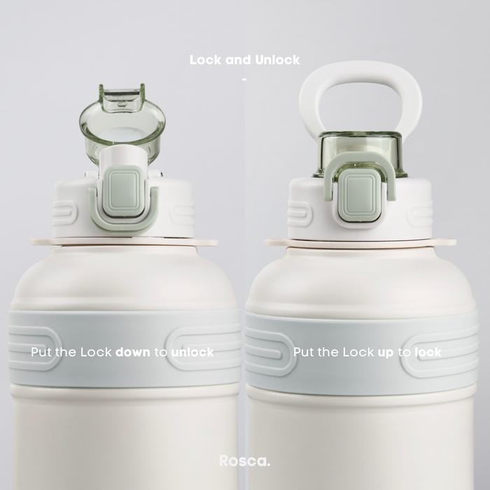 Rosca Sippyjug Tumbler Stainless 1200Ml Botol Minum 1.2 Liter Tahan Panas / Dingin Portable