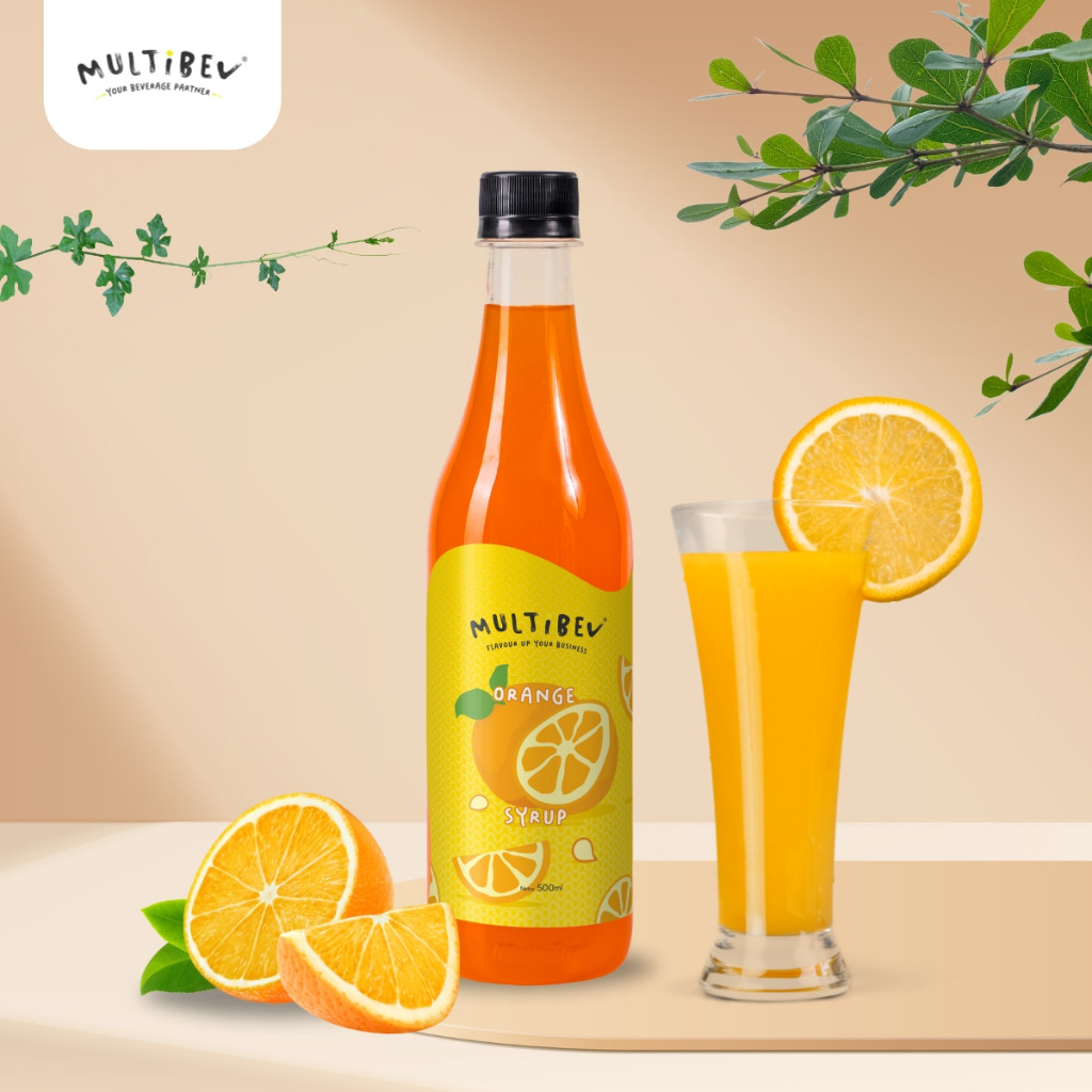 

MultiBev - Syrup Orange Bottle 500ml - Sirup Minuman Rasa Jeruk