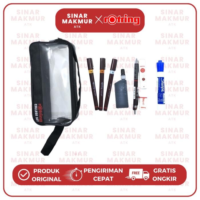 

CUCI GUDANG..!! COLLEGE SET RAPIDO ISOGRAPH ECO PACK ROTRING (SET)