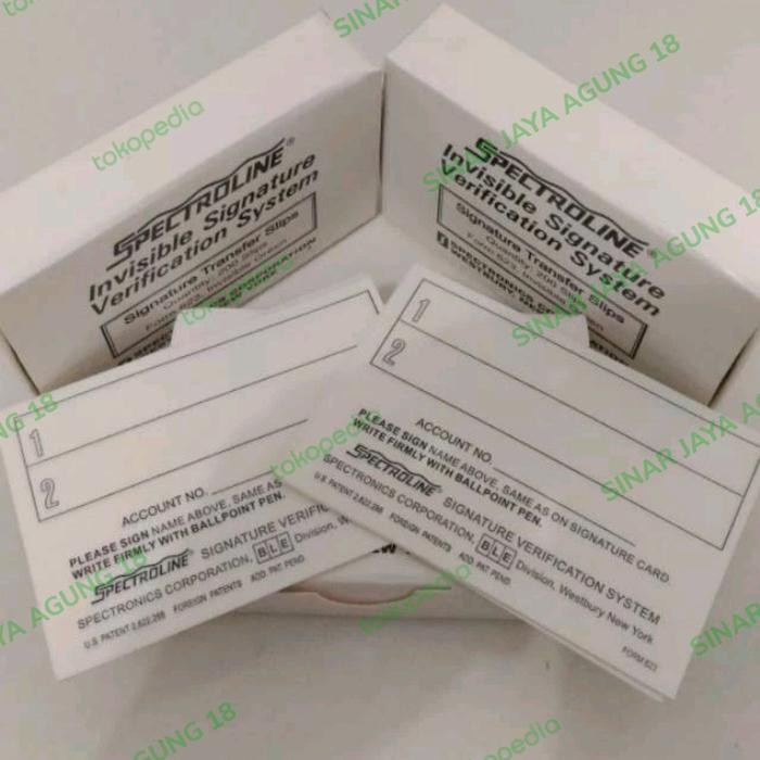 

PALING MURAH.! 1 SET SPECTROLINE DAN OVERLAY SIGNATURE