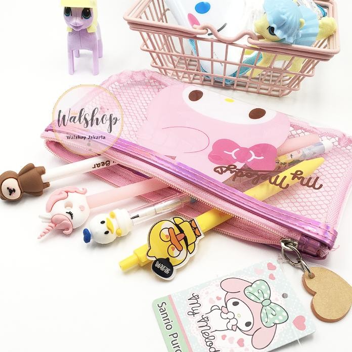 

BURUAN,.!! POUCH SANRIO TEMPAT ALAT TULIS PENSIL CINNAMOROLL KUROMI MELODY POMPOMPURIN - PC007
