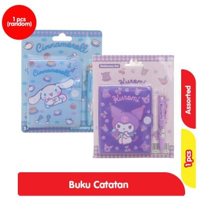 

PASTI MURAH SANRIO SET BUKU CATATAN + PULPEN ASSORTED 1 PCS
