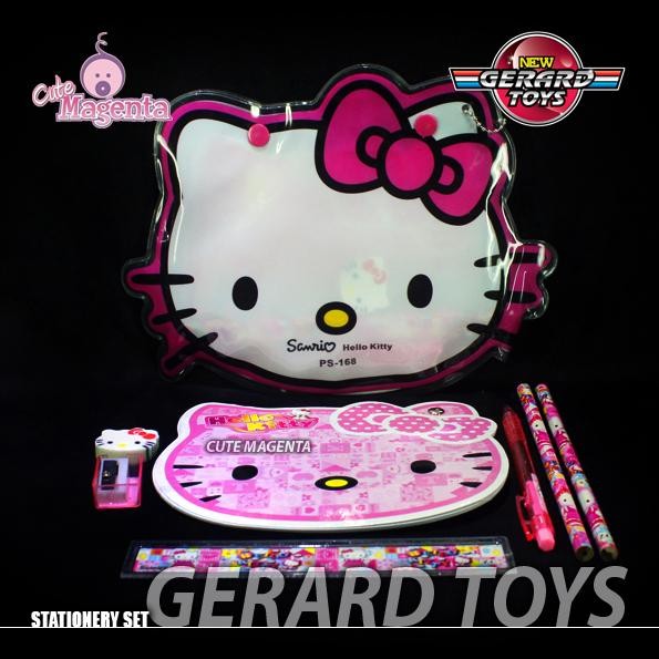 

READY..!! STATIONERY SET KEPALA HELLO KITTY PS168 PINK