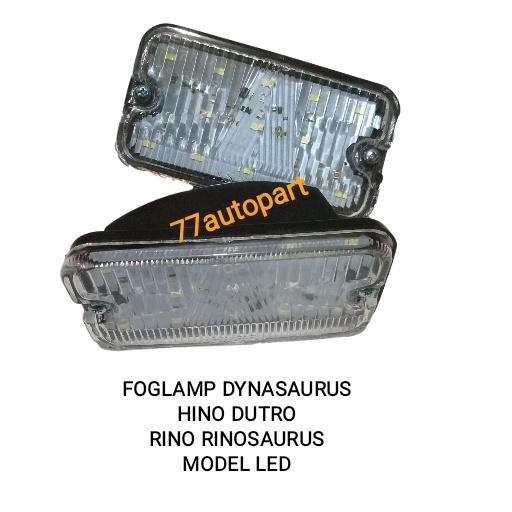 PREMIUM lampu kabut rino 14B dynasaurus foglamp hino dutro model led harga set
