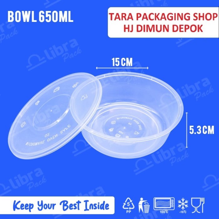 ASLI.. THINWALL BOWL 650 ML