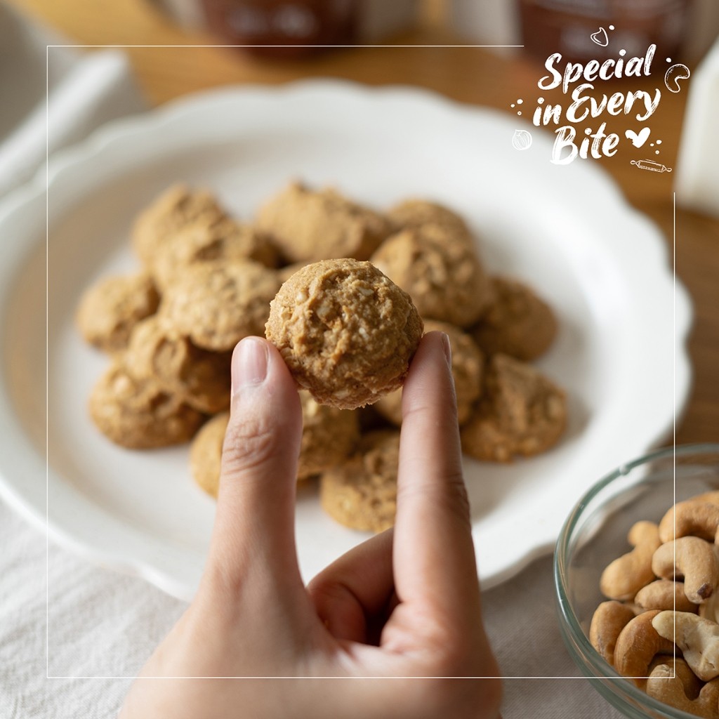 

Cashewcinno Cookies - Gluten Free Cappuccino Cashew Cookies 70gr