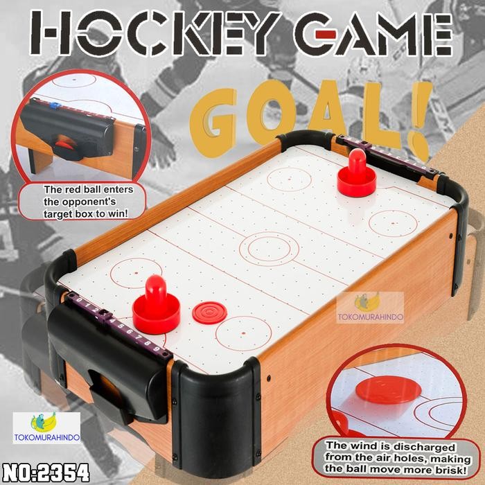 MAINAN ANAK HOCKEY GAME STAND MEJA KAYU SIZE BESAR / HOCKEY GAME