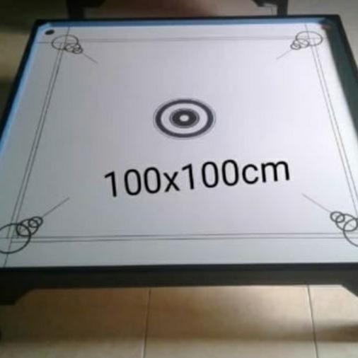 Meja karambol berkaki uk 100x100