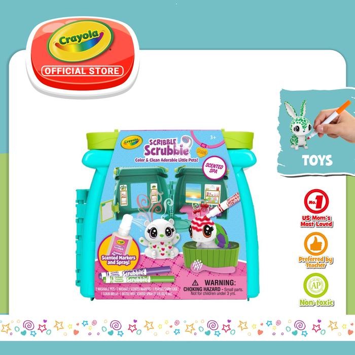 

Crayola Scribble Scrubbie Color & Clean Little Pets Scented Spa