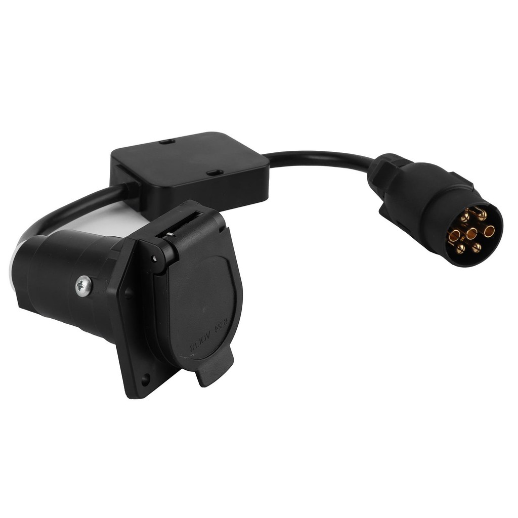 Trailer Connector European 7Pin To American 7 Way Plug Trailer