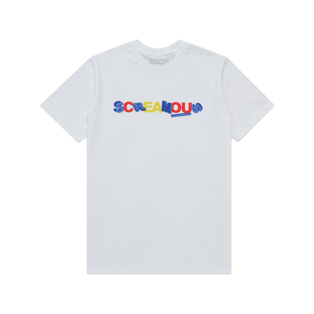 【Ori】Screamous T-Shirt FAKE LEGEND WHITE