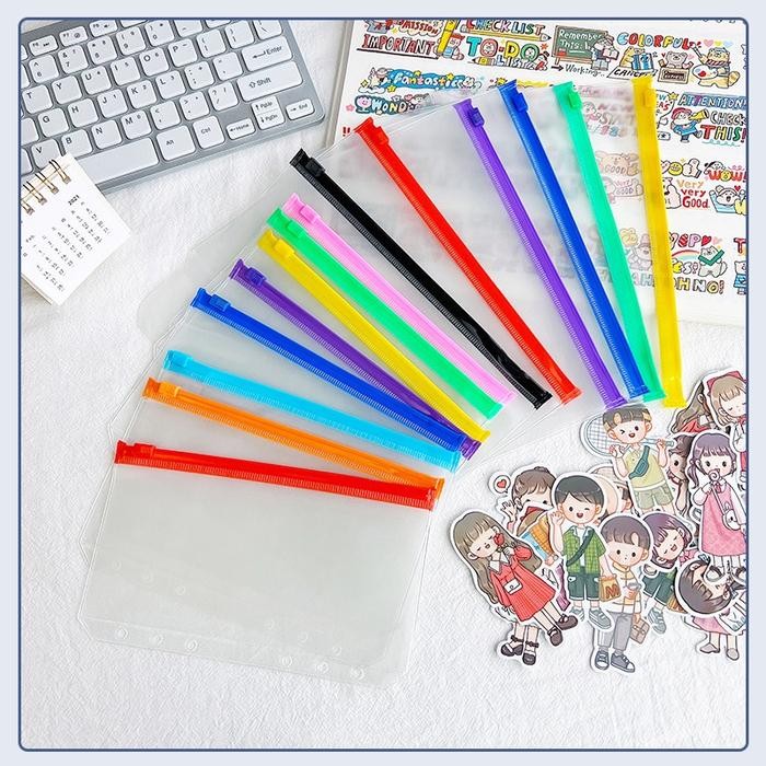PRODUK TERBATAS binder keuangan nabungseru ziplock binder/Kantong Serbaguna Pouch Zipper Ziplock
